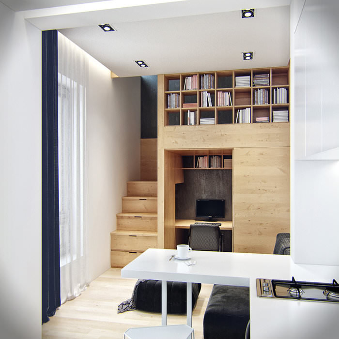 Layout apartamento 20m²