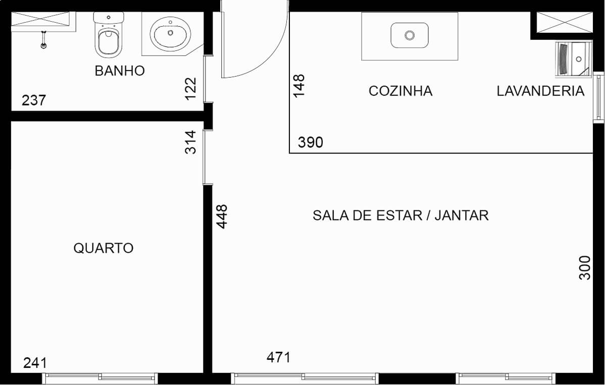 Decoração apartamento 35m2