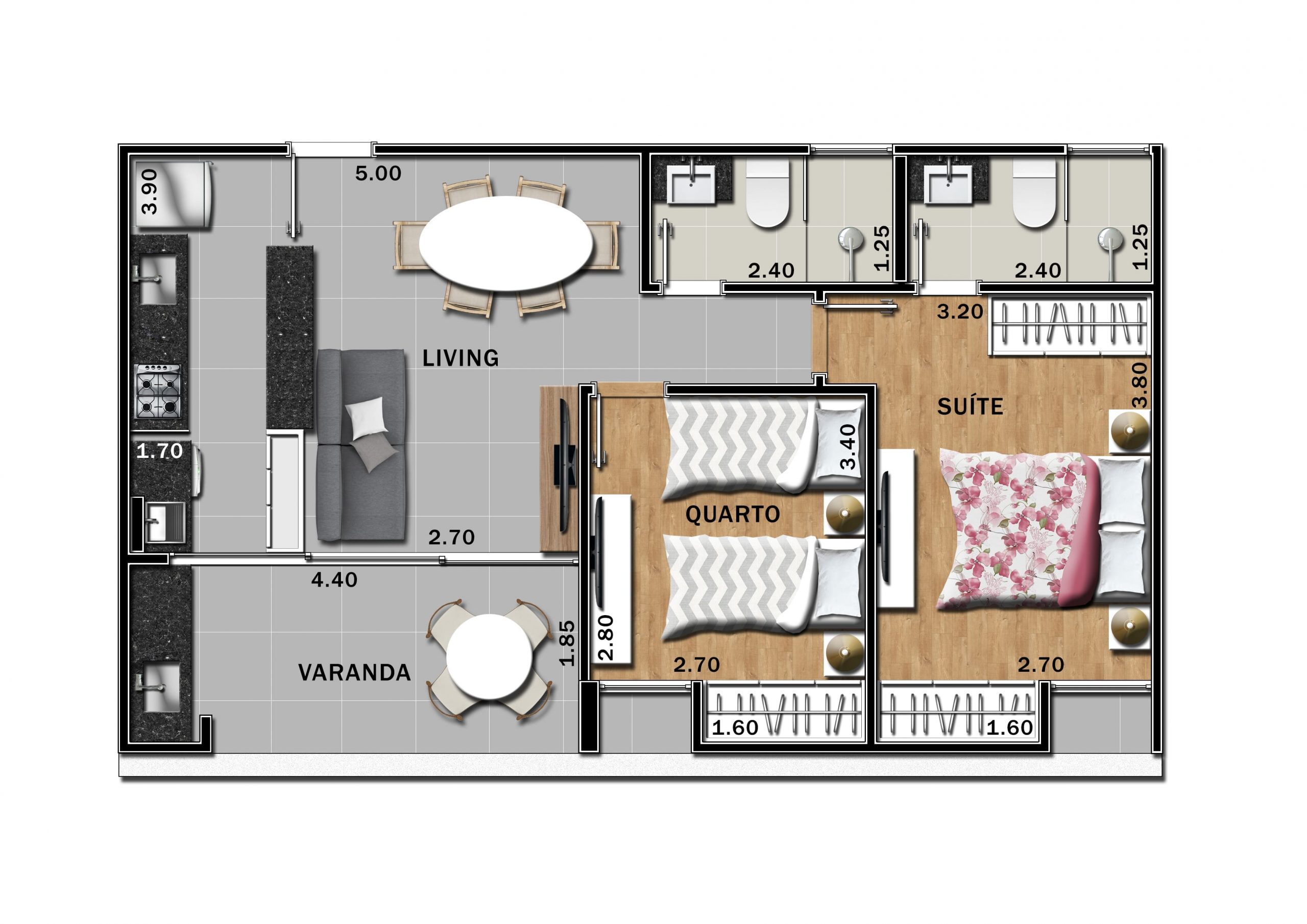Apartamento compacto São Paulo