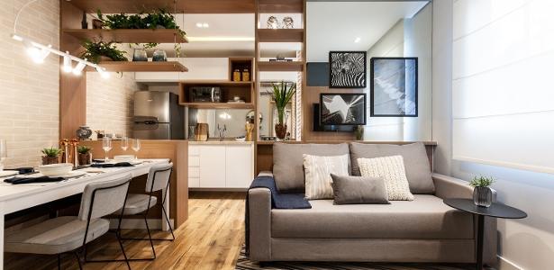 apartamento 42m2 decorado estilo industrial