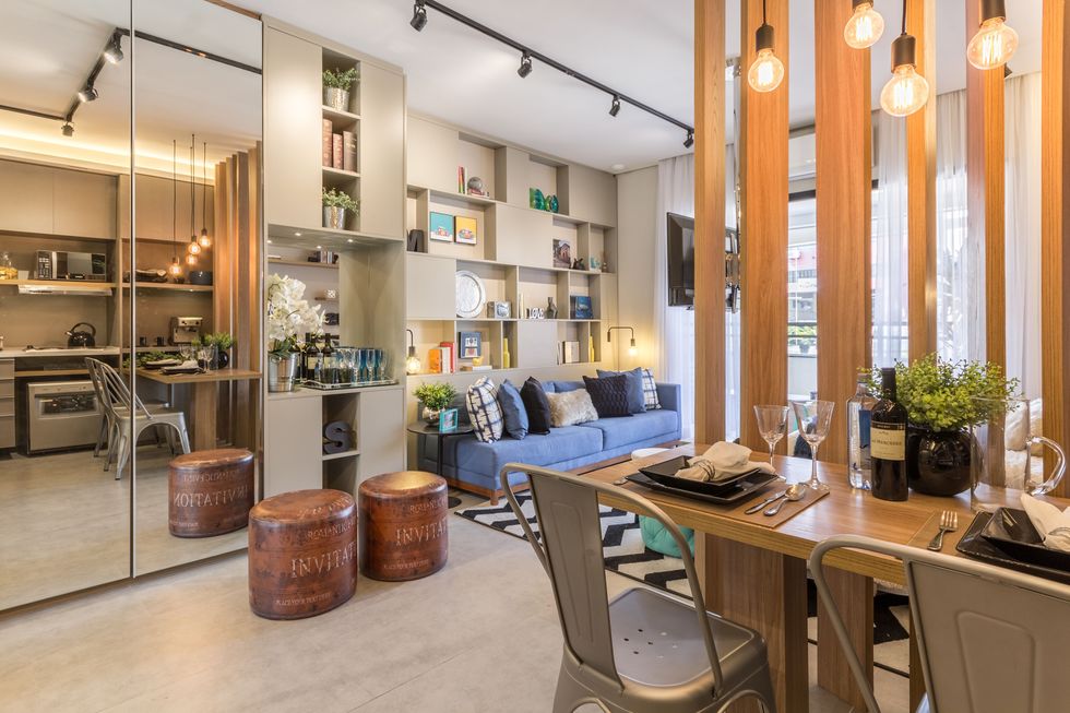 apartamento 42m2 decorado estilo clean