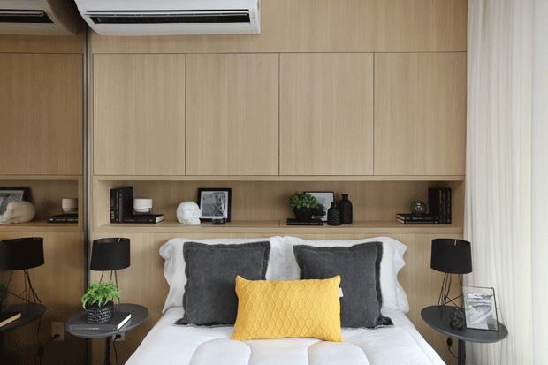 apartamento 42m2 decorado com moveis planejados