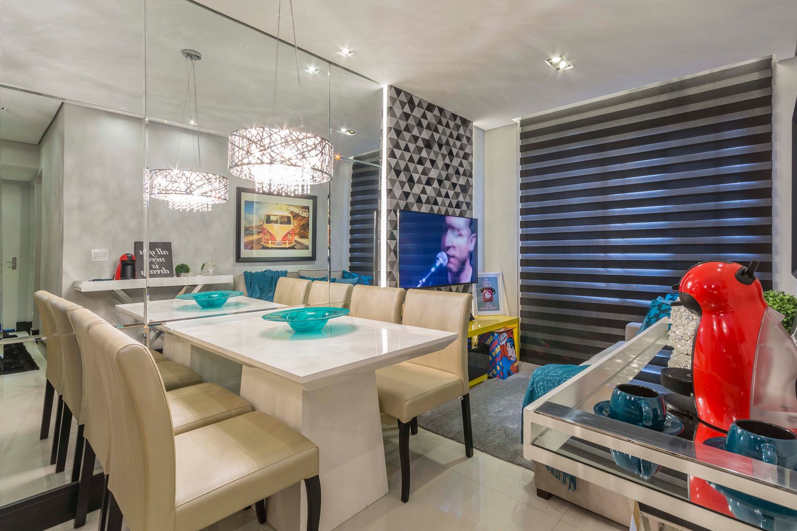 apartamento 42m2 decorado estilo moderno