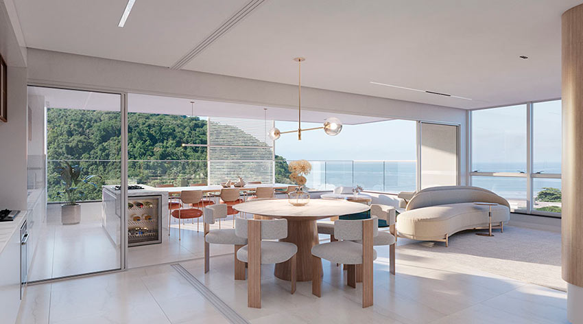 apartamento 45m² decorado planejado