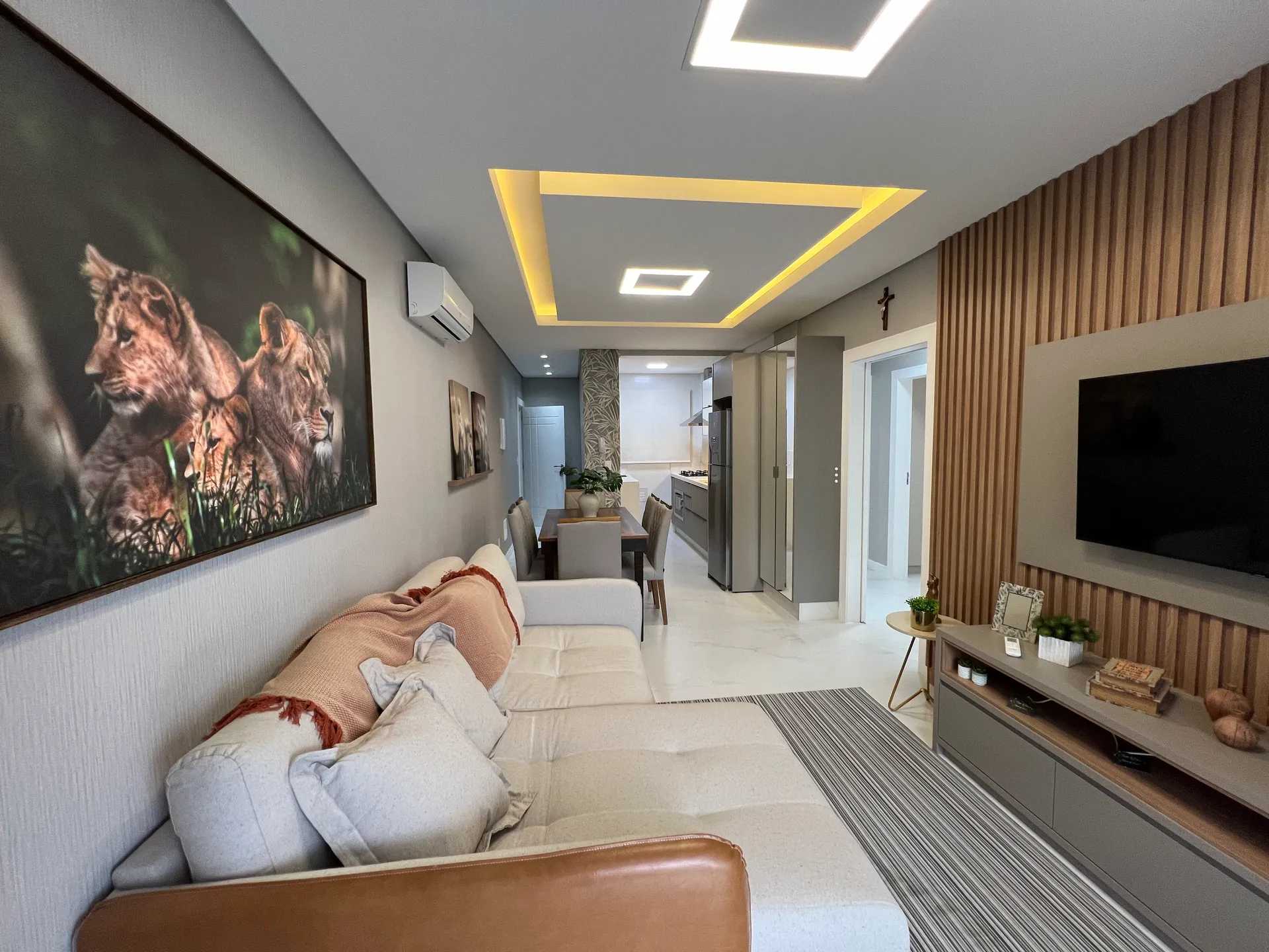 apartamento 45m2 decorado minimalista
