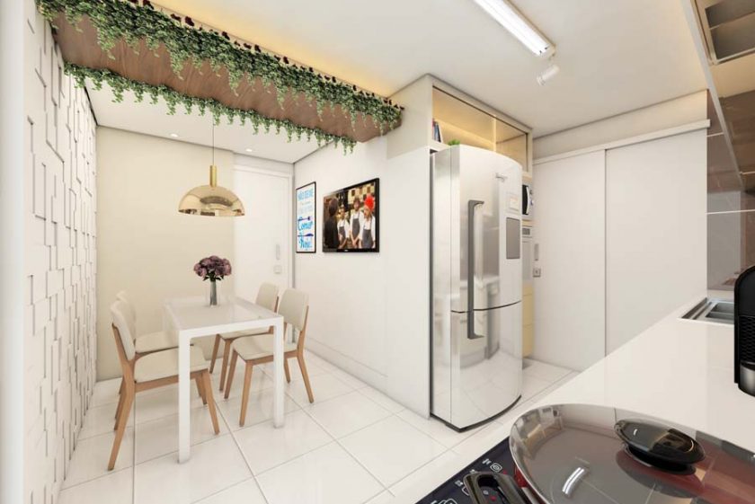 apartamento 45m2 integrado