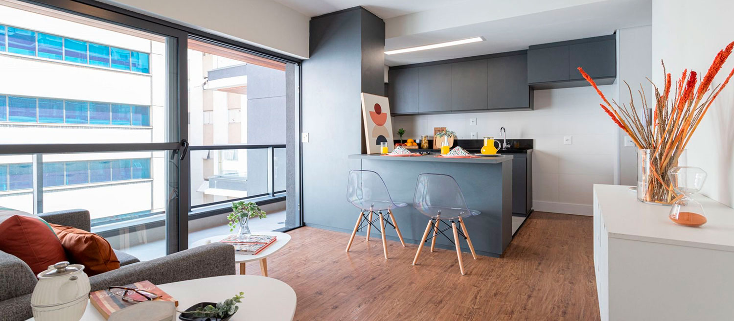 apartamento americano alugar
