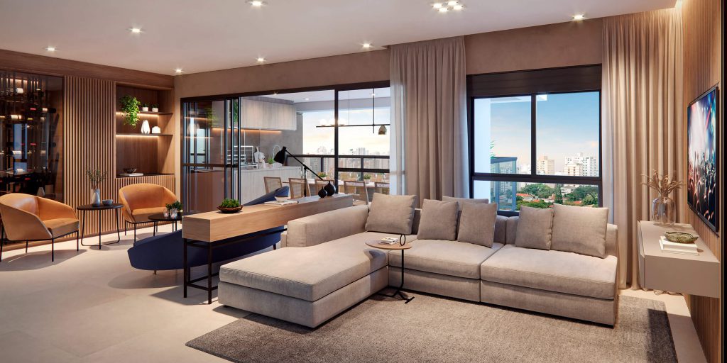 apartamento americano decoração