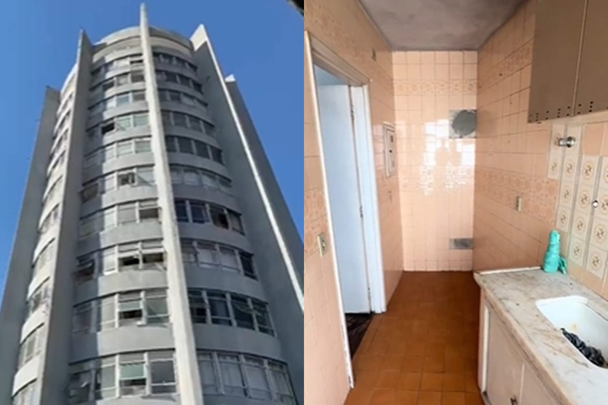 apartamento antigo infiltração