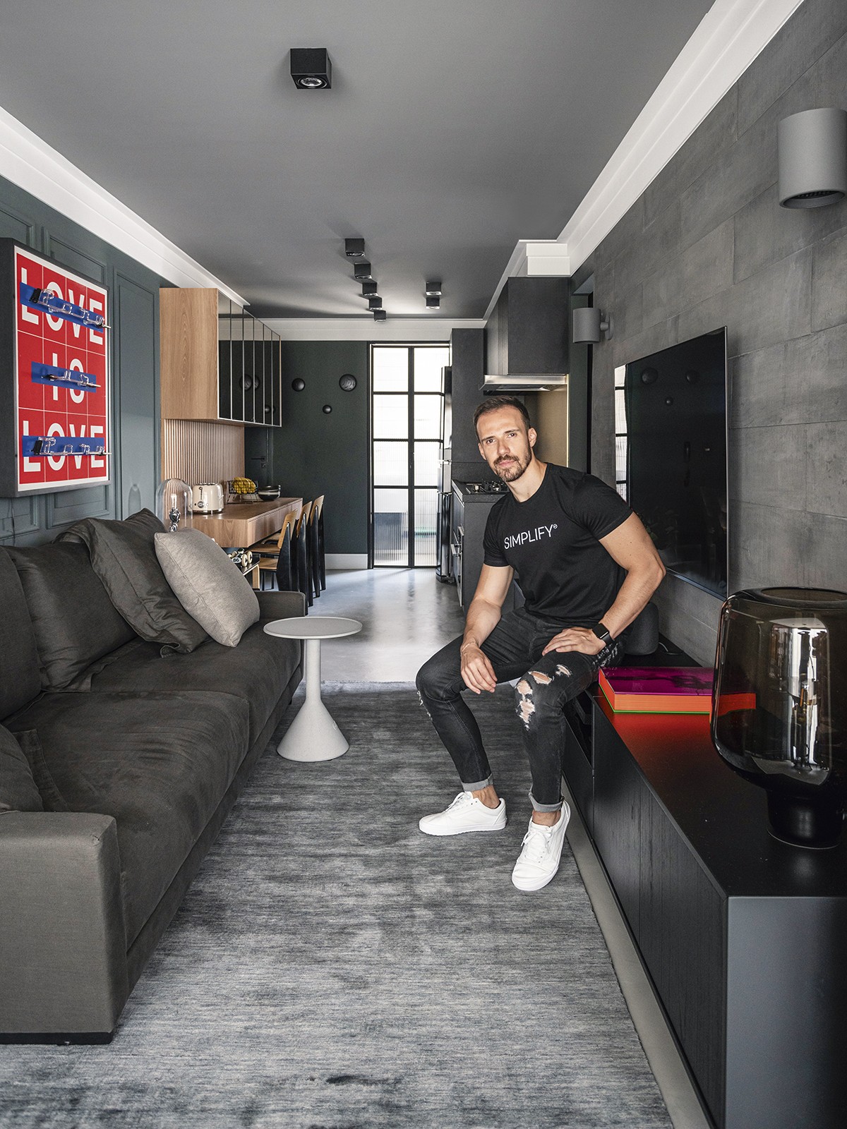 apartamento cinza claro