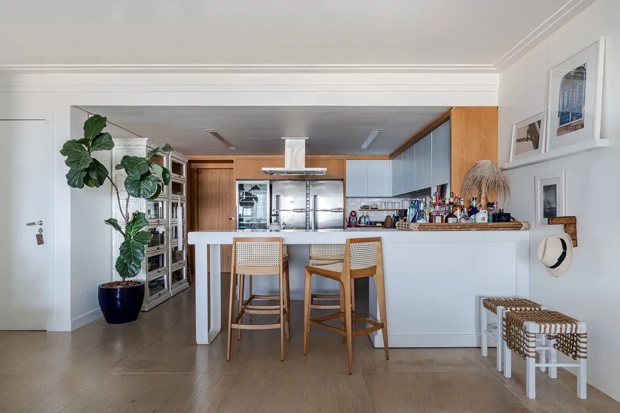 decorar cozinha americana apartamento