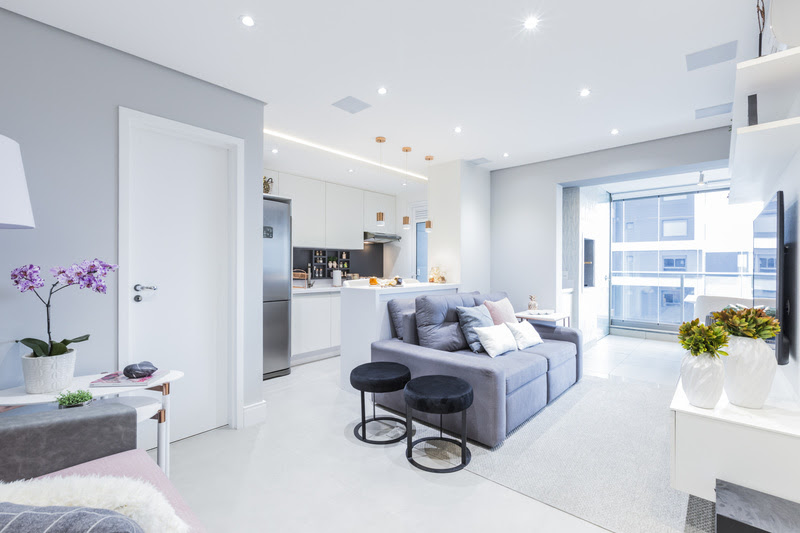 apartamento moderno conceito aberto