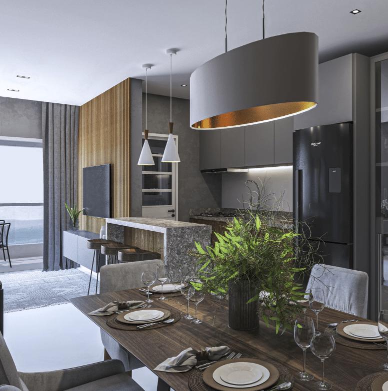 como decorar apartamento pequeno 50m2