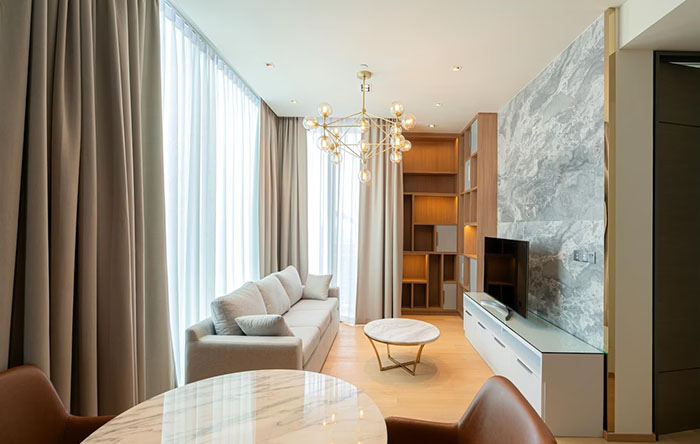 decoração apartamento pequeno luxo