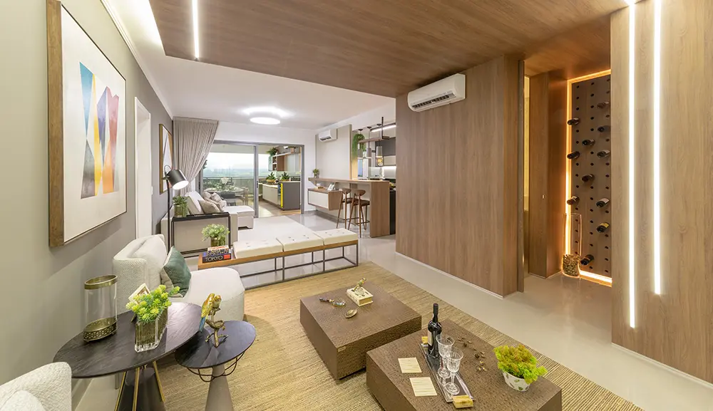 apartamento decorado boho