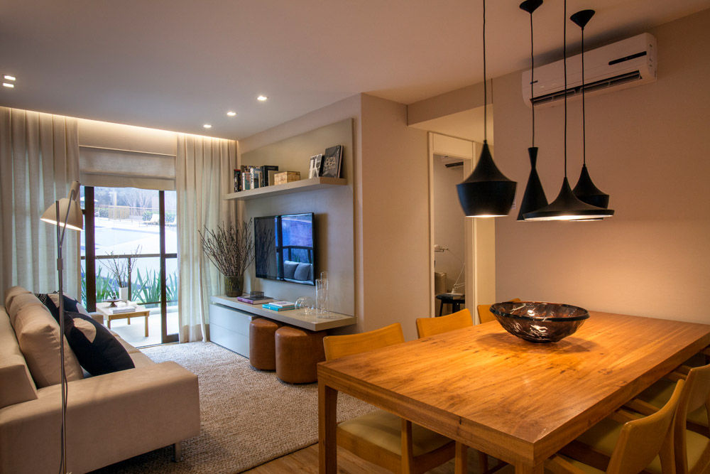 apartamento decorado contemporâneo