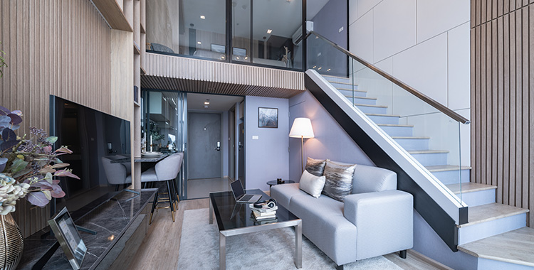 organização apartamento duplex