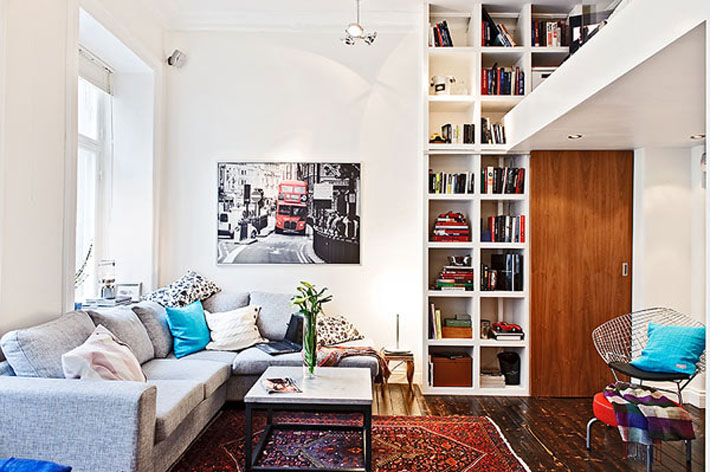 organização apartamento duplex
