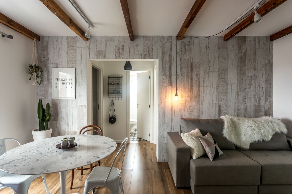 apartamento 23m² estilo escandinavo