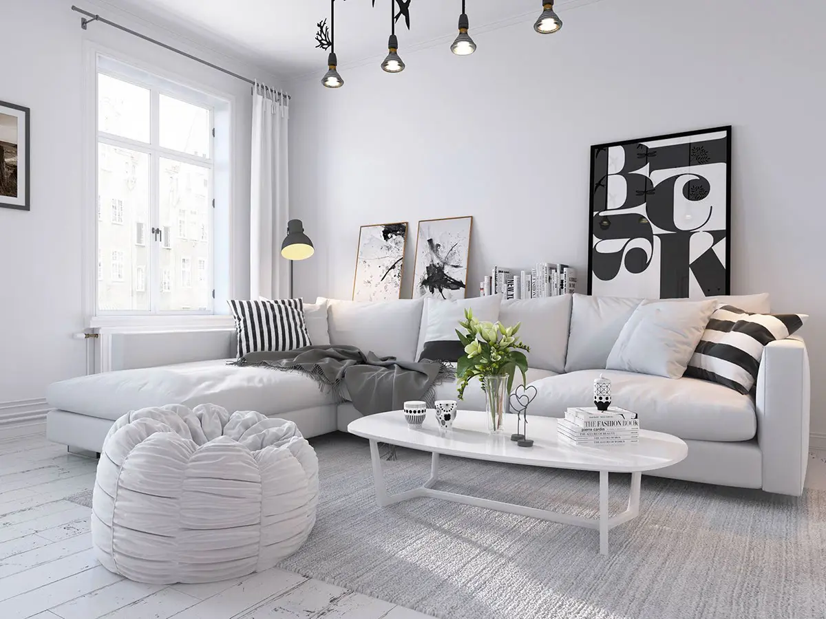 cores para apartamento escandinavo