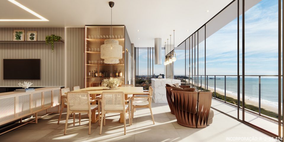 ideias decoração apartamento praiano