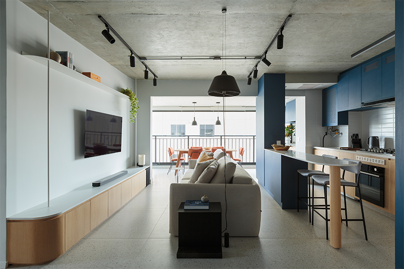 apartamento industrial moderno