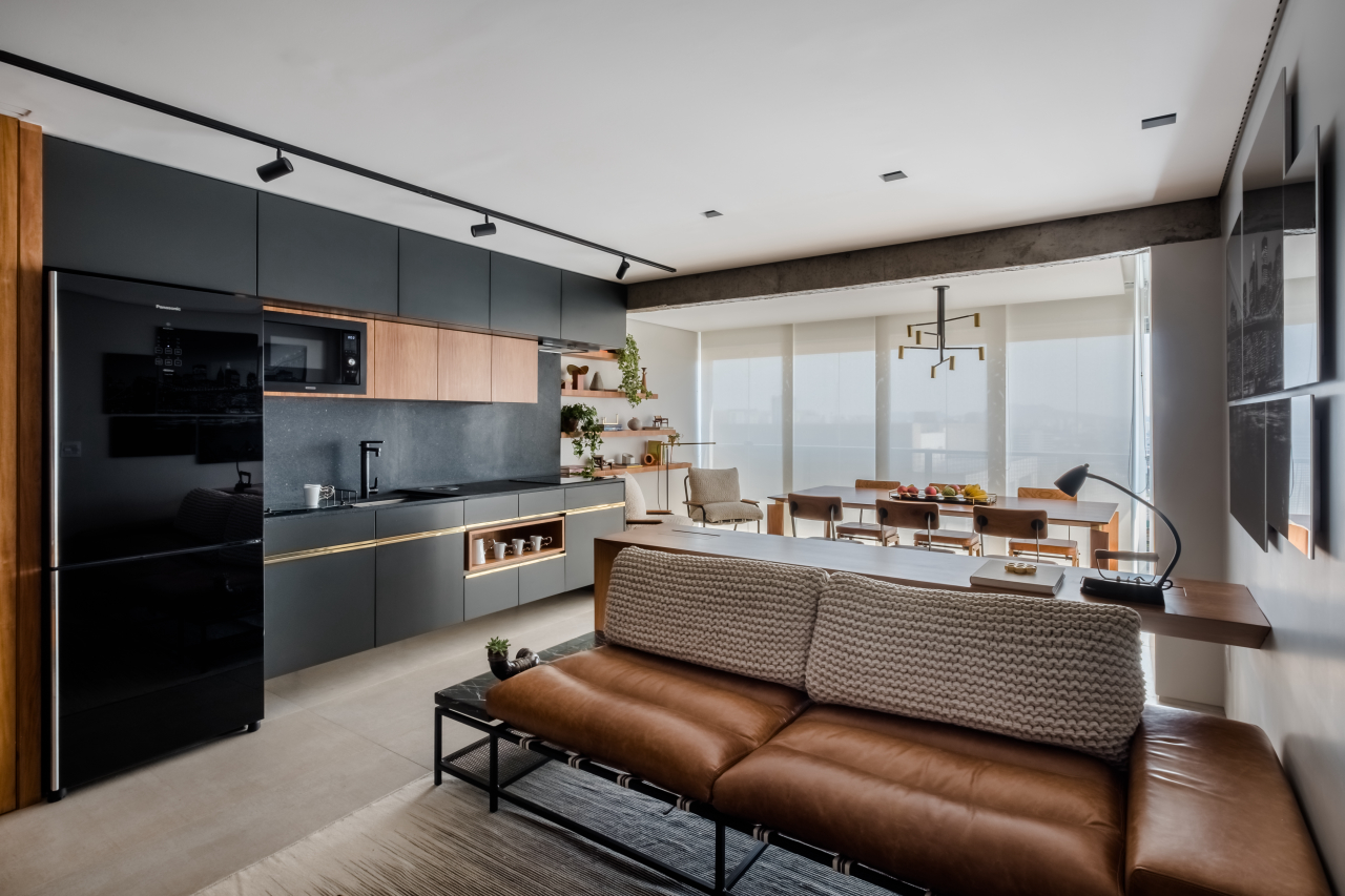apartamento industrial com loft
