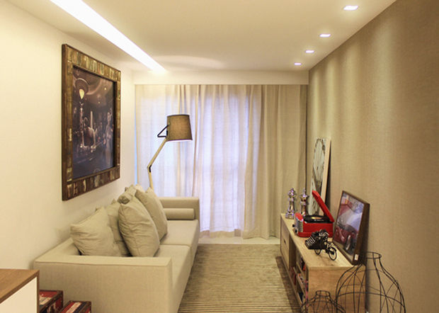 apartamento masculino urbano rústico