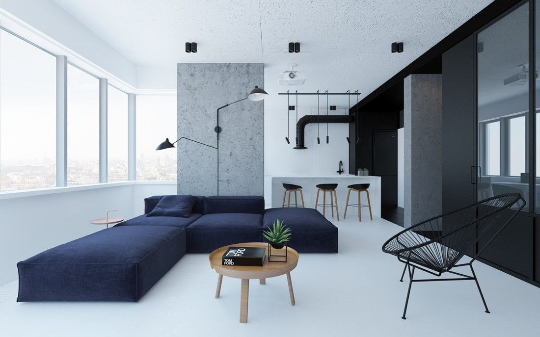 apartamento minimalista pequeno