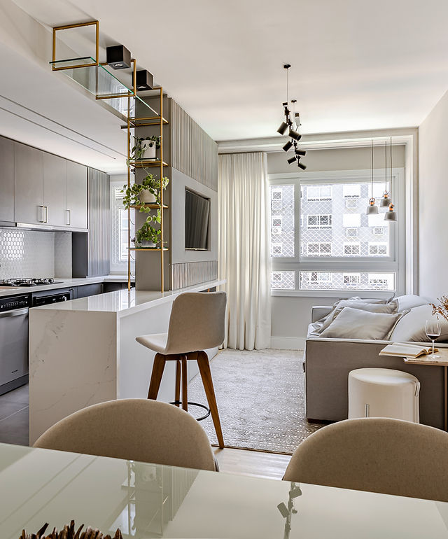 apartamento alugado minimalista