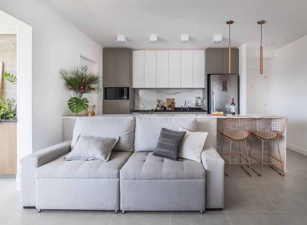 apartamento alugado minimalista
