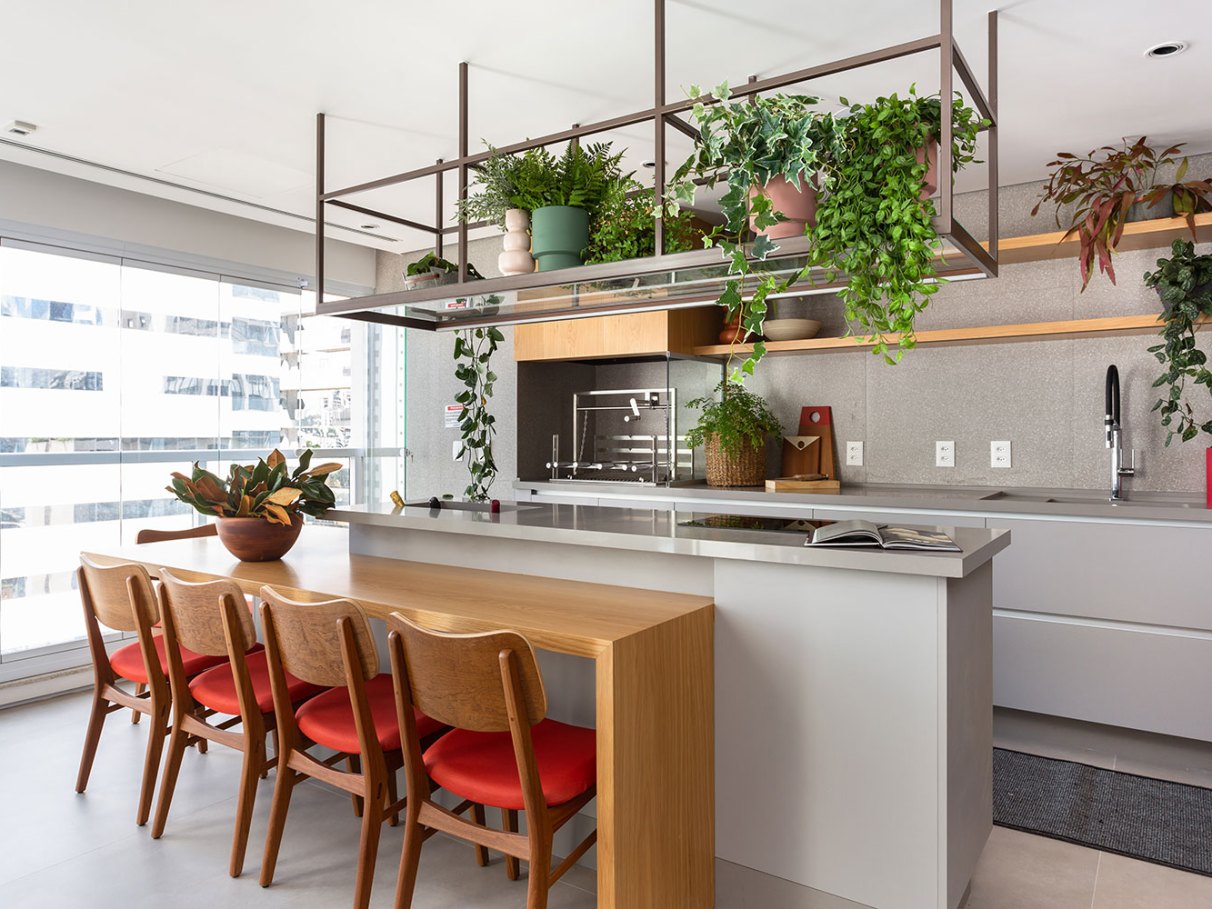 ilha cozinha apartamento pequeno