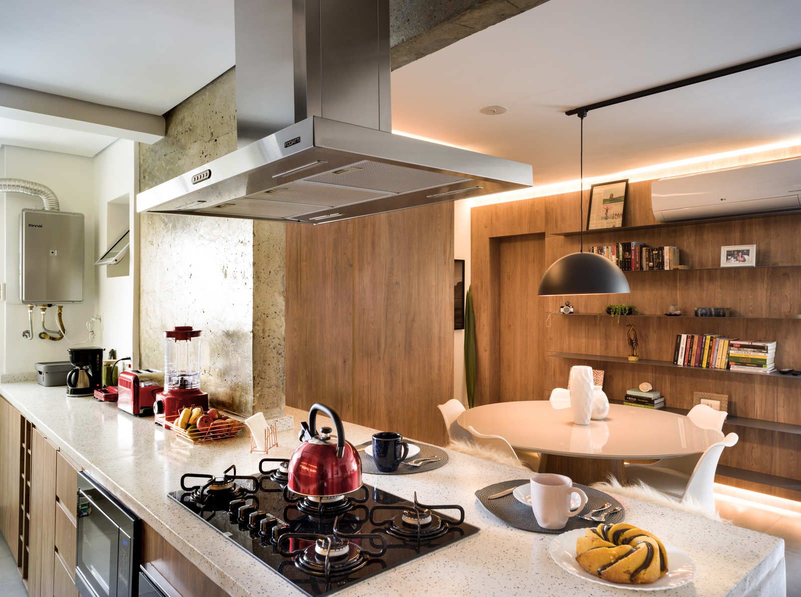 ilha cozinha apartamento pequeno