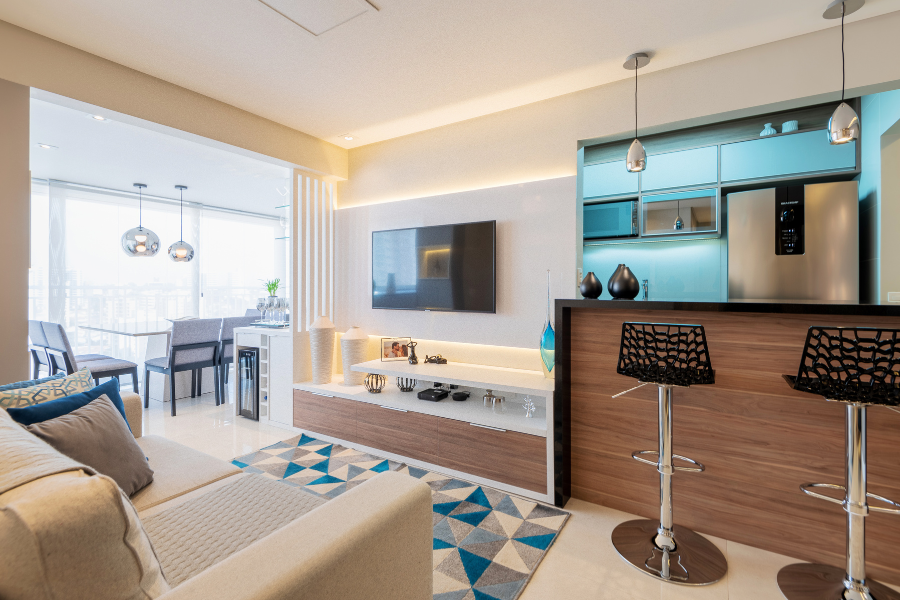 apartamento 2 quartos por dentro