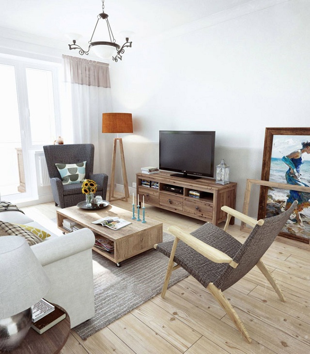 como decorar apartamento estilo rústico