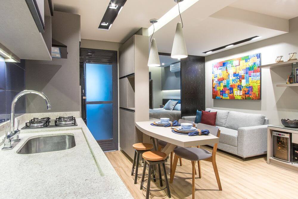 cores para studio pequeno