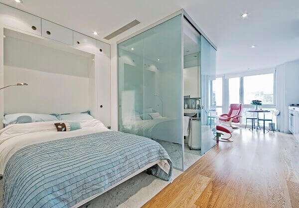 apartamento studio 40m2 decoração