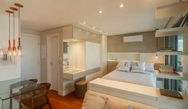 ideias de decoração para studio moderno