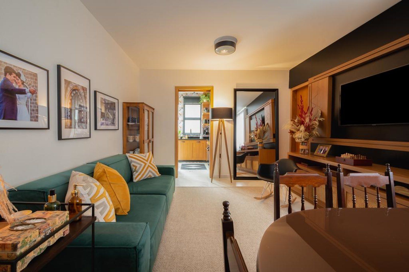apartamento vintage moderno