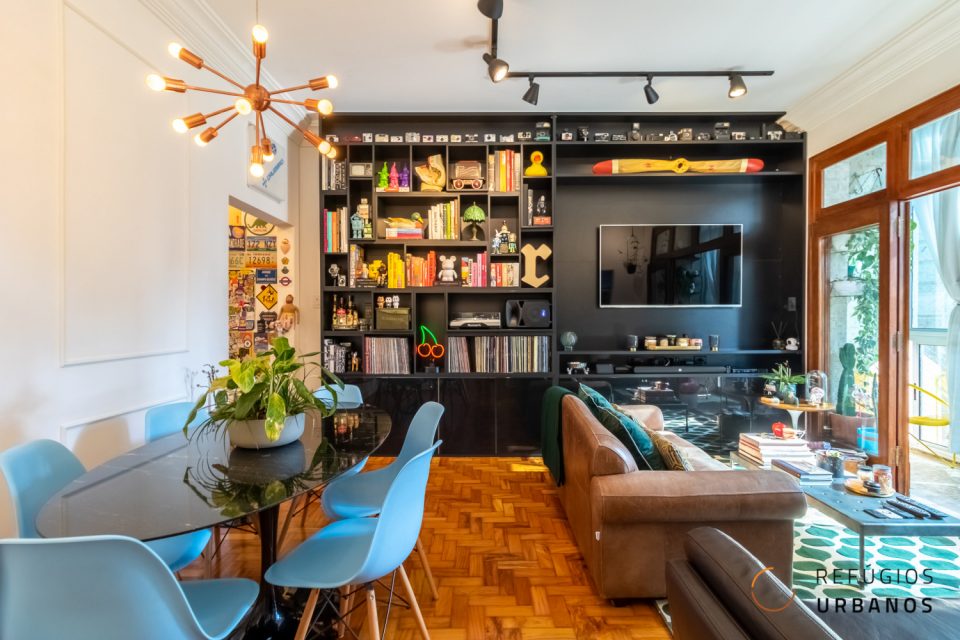 apartamento vintage escandinavo