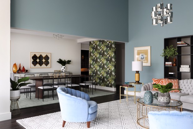 apartamento vintage com cores pastel
