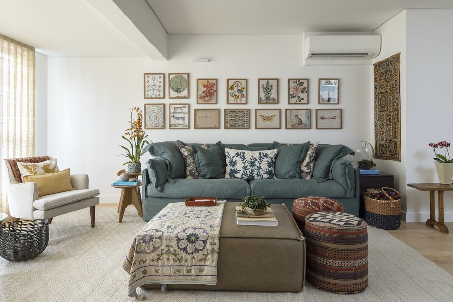 apartamento vintage com objetos decorativos antigos