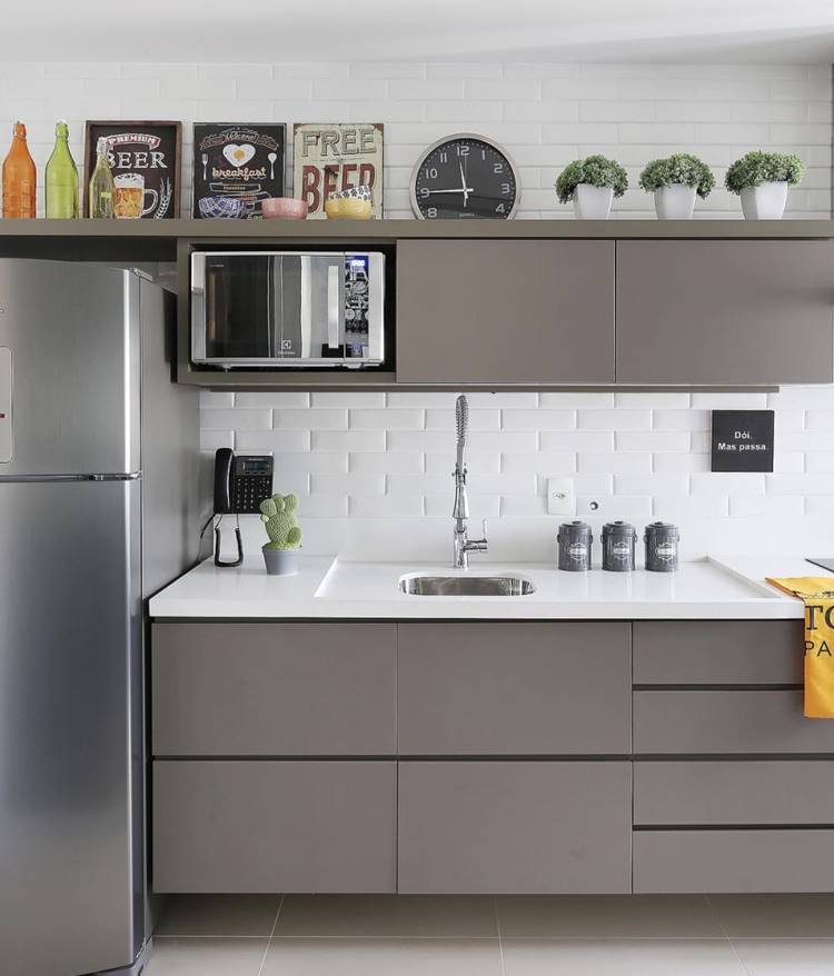 móvel de cozinha de parede para kitnet