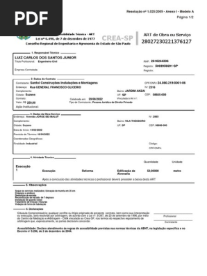 documentação para reforma de apartamento