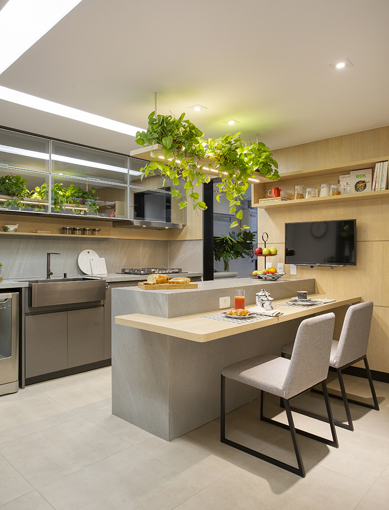 bancada apartamento pequeno