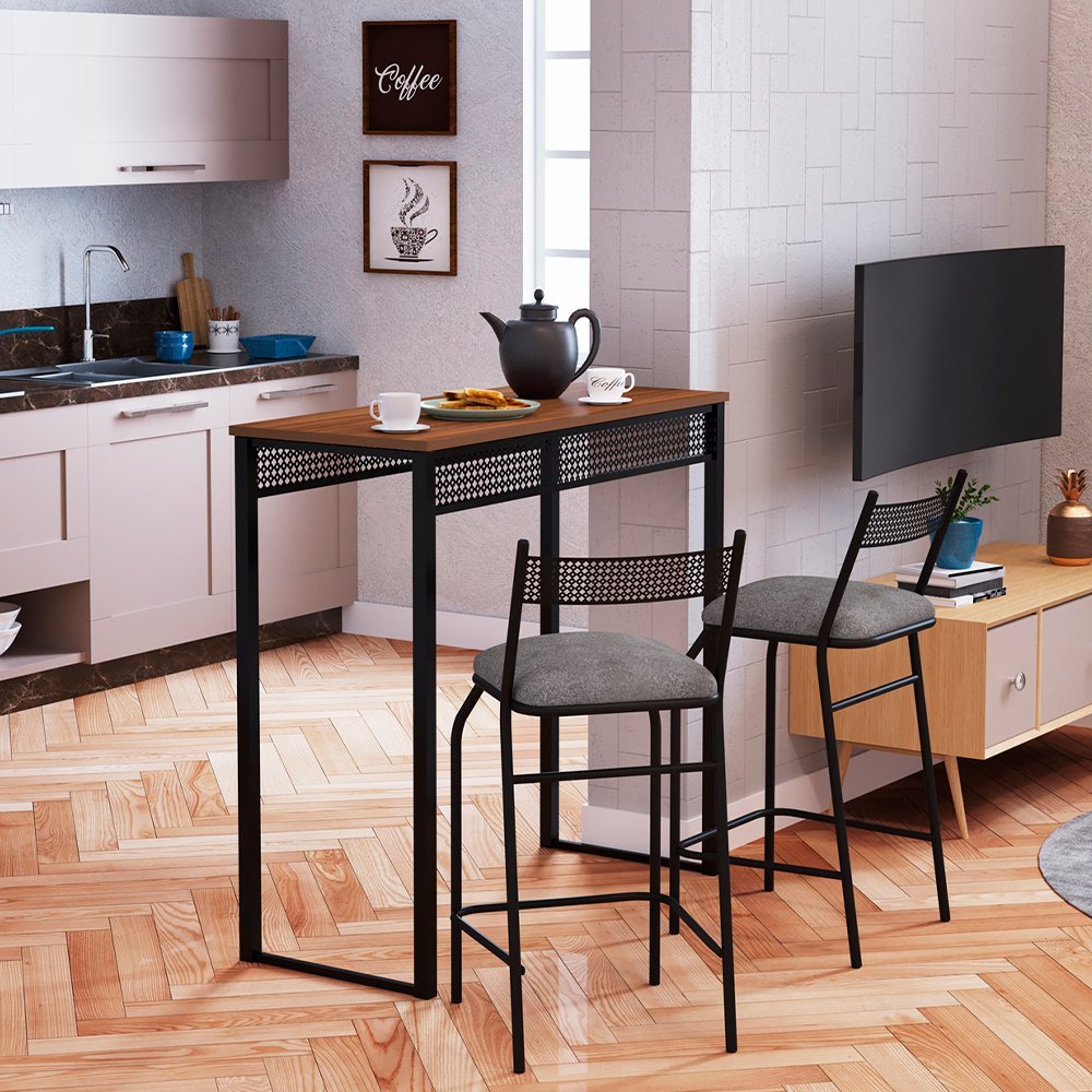 bancada cozinha apartamento minimalista