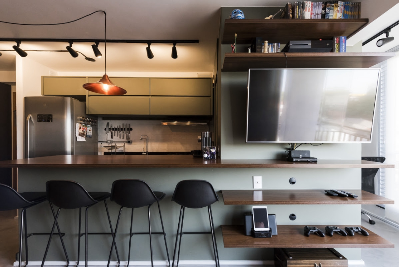 bancada de quartzo apartamento pequeno