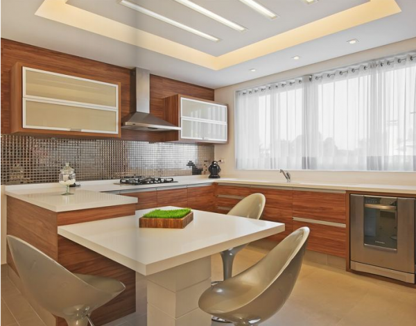 bancada pequena apartamento