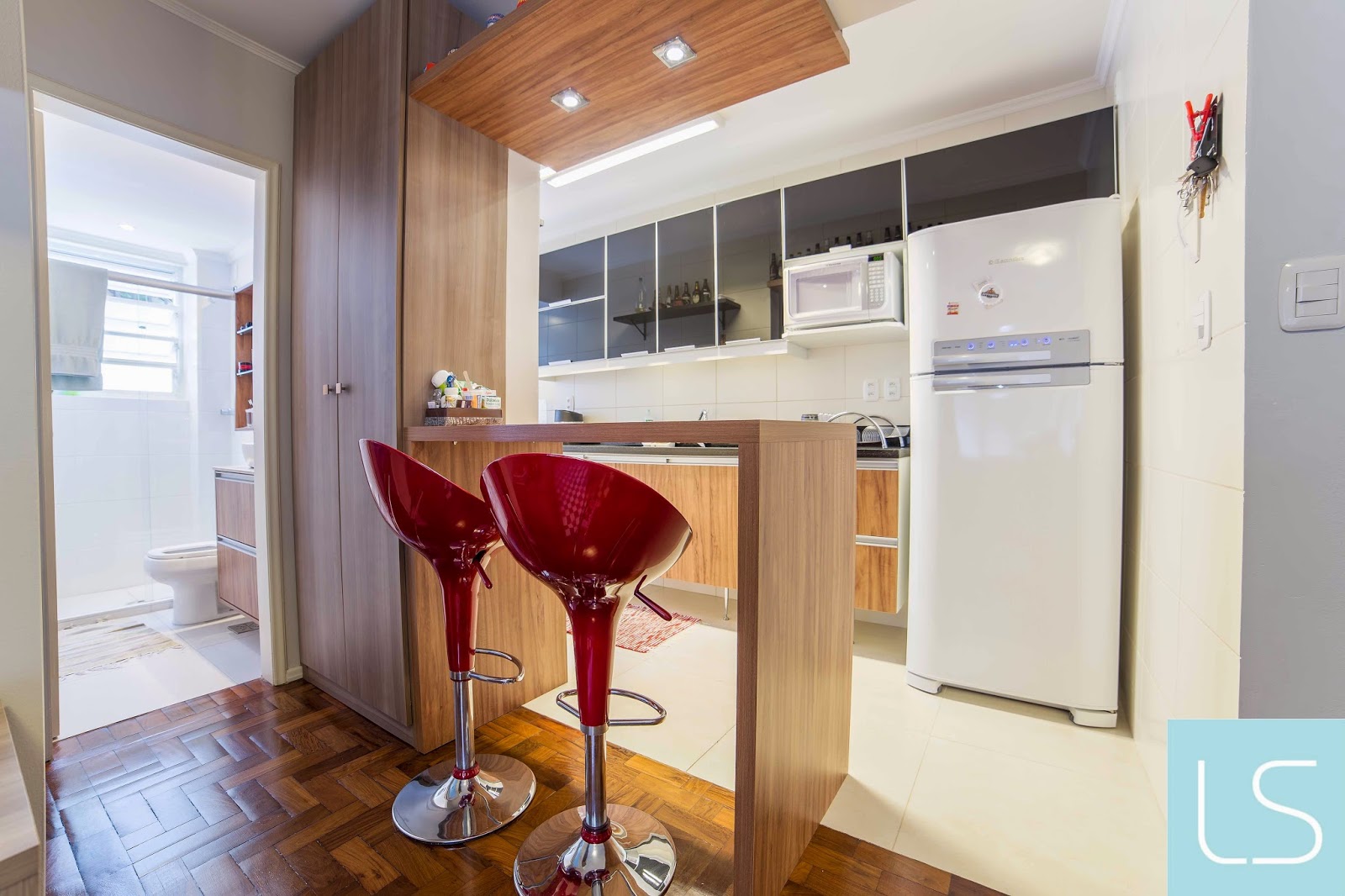 bancada para apartamento pequeno