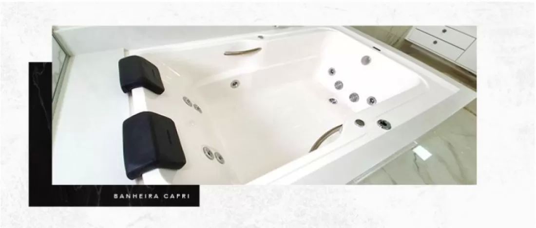 Banheira compacta para apartamento
